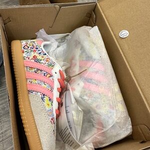 Adidas Kids Multicolor Floral Sneakers liberty London